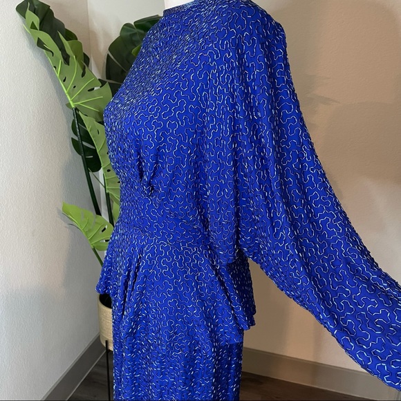 Vintage Lillie Rubin Dress, Fully Beaded Skirt Set, Two Piece, Evening Dress - Picture 2 of 16